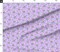Halloween Pastel Cute Purple Skulls Spooky October Breakfast Kawaii Custom Printed Fabric by Spoonflower Various Fabrics by the Yard or Fat Quarter